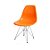 Cadeira Eames Sala de Reunião Jantar Escritório Base Cromada - Imagem 5