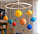 Móbile Sistema Solar para Quarto Infantil - Imagem 1