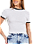 CAMISETA RINGER FEMININA - GOLA C - 100% POLIESTER - Imagem 1