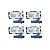 Kit 4 Bico Injetor 0280157152 Original Bosch - Imagem 1