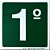 PLACA INDICATIVA DE 1° ANDAR - Imagem 1