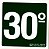 PLACA INDICATIVA DE 30° ANDAR - Imagem 1