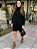 Vestido em Modal Preto - Imagem 2