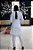 Jaleco Gola Blazer Feminino Branco Acinturado - Imagem 4