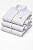 Kit Jaleco Feminino Gola Padre Manga Raglan Branco - Imagem 2