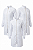 Kit Jaleco Feminino Gola Padre Manga Raglan Branco - Imagem 1