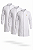 Kit Jaleco Masculino Gola Padre Masculino Branco - Imagem 5
