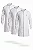 Kit Jaleco Masculino Gola Padre Masculino Branco - Imagem 4