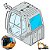 Vidro Vigia Traseiro Escavadeira Case CX220B - Imagem 1