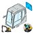 Vidro Vigia Traseiro Volvo EC210 EC140B 14508462 - Imagem 1