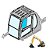 Vidro Superior da Porta Komatsu PC200-6 20Y5435831 - Imagem 1