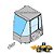 Para-brisa Central Carregadeira Komatsu WA200-5 418-925-3540 - Imagem 1