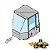 Janela Superior Esq/Dir. Carrega. Komatsu WA200-5 4179263870 - Imagem 1