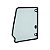 Vidro Superior Porta Esquerda Caterpillar 416 F F2 3822261 - Imagem 3