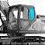 Vidro Lateral Traseiro Esquerdo Escavadeira Case CX220C / E215 Evo - Imagem 2