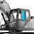 Vidro Janela Traseira Escavadeira Case CX220C / E215 Evo - Imagem 2