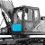 Vidro Parabrisa Inferior Escavadeira Case CX220C / E215 Evo - Imagem 2