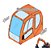 Vidro Parabrisa Superior Escavadeira Doosan DX225LC Laminado - Imagem 1