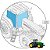 Vidro da Porta Direita Trator John Deere 7715 - Imagem 1