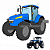 Vidro da Porta Esquerda Trator New Holland TM TL TS - Imagem 1