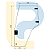 Vidro da Porta Esquerda Trator New Holland TM TL TS - Imagem 4