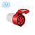 Acoplador Tomada Industrial Elgin 32a 4p+t 6h 415v - Vermelho - Imagem 1