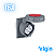 Tomada Industrial Embutir 16a 3p+t 6h 380v Ip67 Elgin - Vermelho - Imagem 1