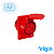 Tomada Industrial Embutir 32a 3p+t 6h 380v Ip44 Elgin - Vermelho - Imagem 1