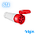 Acoplador Industrial 63a 4p+t 6h 415v Ip67 Elgin - Vermelho - Imagem 1