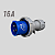 Plugue Industrial 2P+T 16A 220-240V 6H IP67 JNG Alta Resistência - Imagem 4