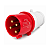 Plugue Industrial 3P+T 32A 380-440V 6H IP44 Vermelho - JNG - Imagem 2