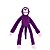 Mordedor Pelucia Macaco Limited Roxo Jambo Pet - Imagem 1