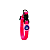 Shudog Coleira Impulso Rosa Neon M - Imagem 1