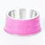 Comedouro Aluminio Pesado Mini Rosa 300ml - Imagem 1