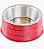 Comedouro Aluminio Pesado Mini Vermelho 300ml - Imagem 1