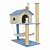 Arranhador House Baby Pelucia Azul - Imagem 1