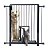 Portão Duo Plus Grade Porta NF Pet Preto 80cm Único - Imagem 1
