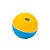 Brinquedo Comedouro Crazy Ball Amicus Azul e Amarelo P - Imagem 1