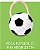 Pelucia Bola Futebol C/ Puxador 22cm - Imagem 1