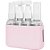 Kit 04 Frascos para Viagem com Suporte Dispenser 200ml com Tampa - Imagem 1