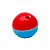 Brinquedo Comedouro Amicus Crazy Ball Vermelho e Azul P - Imagem 1