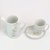 Conjunto de Café com Pires e Leiteira em Porcelana com Filete Ouro - Imagem 4