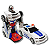 Carro Robô Heróis Com Luzes E Som 99 Toys - Imagem 1