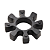 ELEMENTO ELASTICO 64,00x132,00x19,00 R132 NBR - Imagem 1