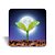 Mini quadro 3D - Linha Cultivar - Luz da Lua - Imagem 1