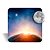 Mini Quadro 3D - Terra Lua Sol Estrelas - Imagem 1