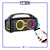 Caixa Som Alto Falante Bluetooth Basike Ba-RAD029 20w Ipx5 Graves Rgb - Imagem 1