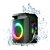 Caixa De Som Bluetooth Potente 40w Basike Ba-RAD025 Rgb Com Microfone - Imagem 2
