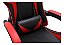 Cadeira Gamer Vt Reclinável Base Cromada Giratória Vermelha - Imagem 6