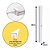 Luminária Barra De Led Branca Sensor De Presença Movimento Luz Portatil Recarregável Usb Spot P/ Cozinha Armário - Imagem 6